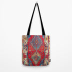Anatolian Village Rug Print Tote Bag Gallery Image 2