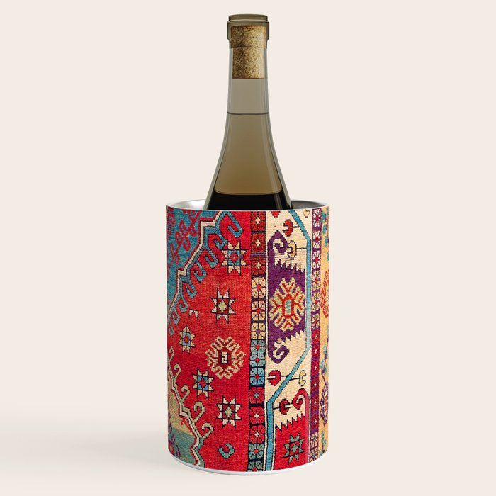 Anatolian Village Rug Print Wine Chiller Gallery Image 3
