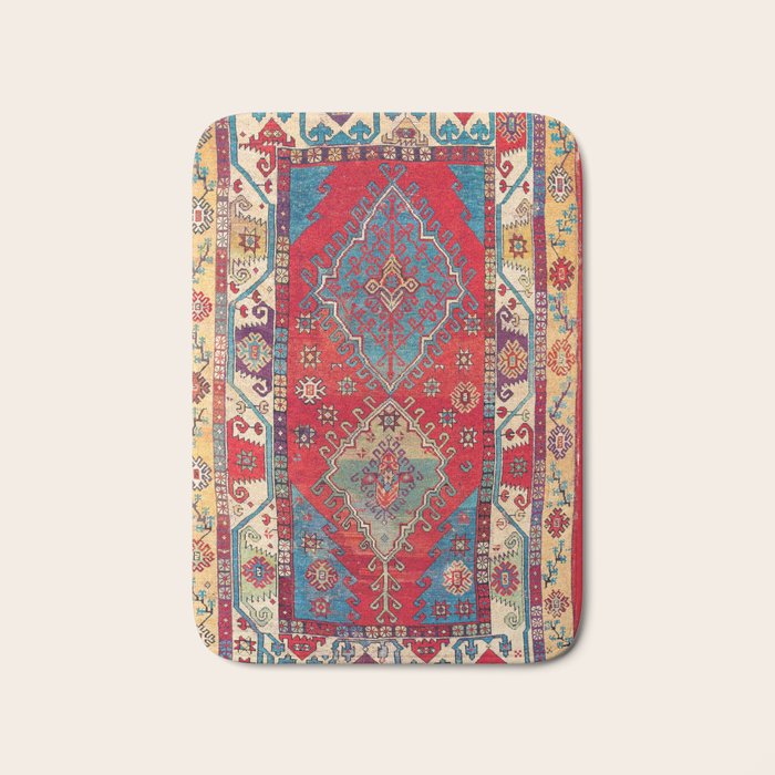 Anatolian Village Rug Print Bath Mat Gallery Image 1