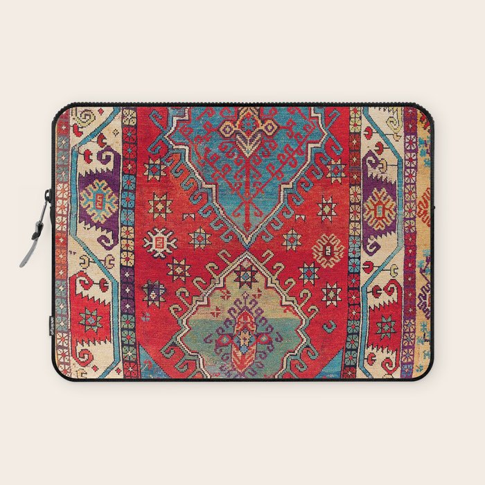 Anatolian Village Rug Print Laptop Sleeve Gallery Image 1