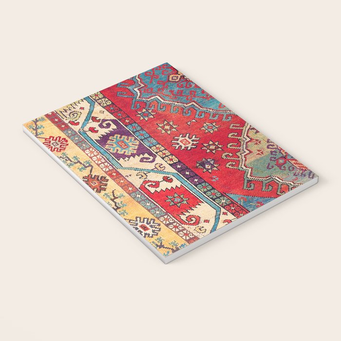 Anatolian Village Rug Print Notebook Gallery Image 3