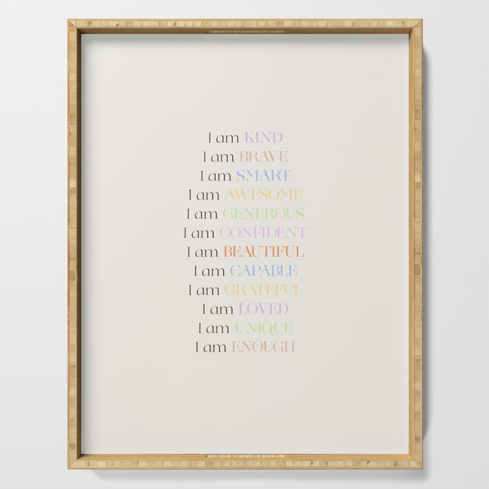 Affirmations | Daily SelfLove Serving Tray Gallery Image 1