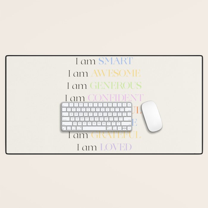 Affirmations | Daily SelfLove Desk Mat Gallery Image 1