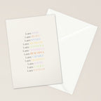 Affirmations | Daily SelfLove Stationery Card Gallery Image 2