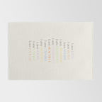 Affirmations | Daily SelfLove Rug Gallery Image 2