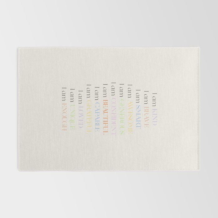 Affirmations | Daily SelfLove Rug Gallery Image 2