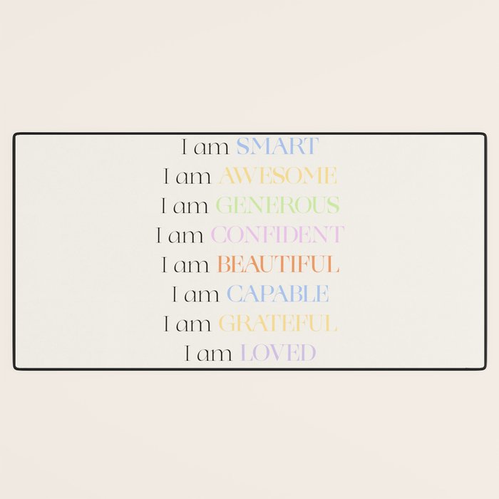 Affirmations | Daily SelfLove Desk Mat Gallery Image 3
