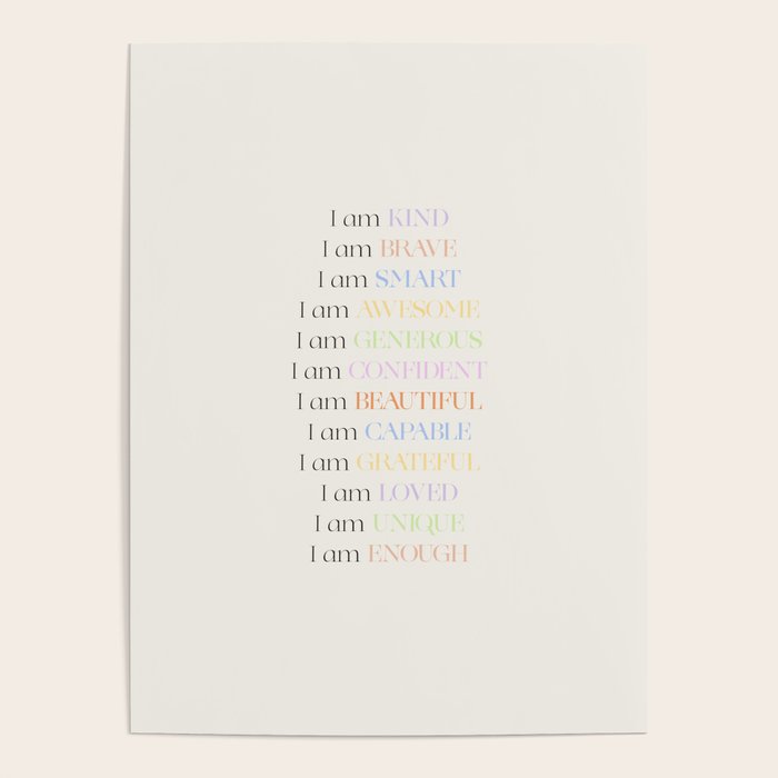 Affirmations | Daily SelfLove Poster Gallery Image 4