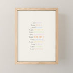 Affirmations | Daily SelfLove Mini Art Print Gallery Image 1