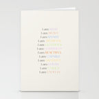 Affirmations | Daily SelfLove Stationery Card Gallery Image 2