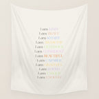 Affirmations | Daily SelfLove Wall Tapestry Gallery Image 4