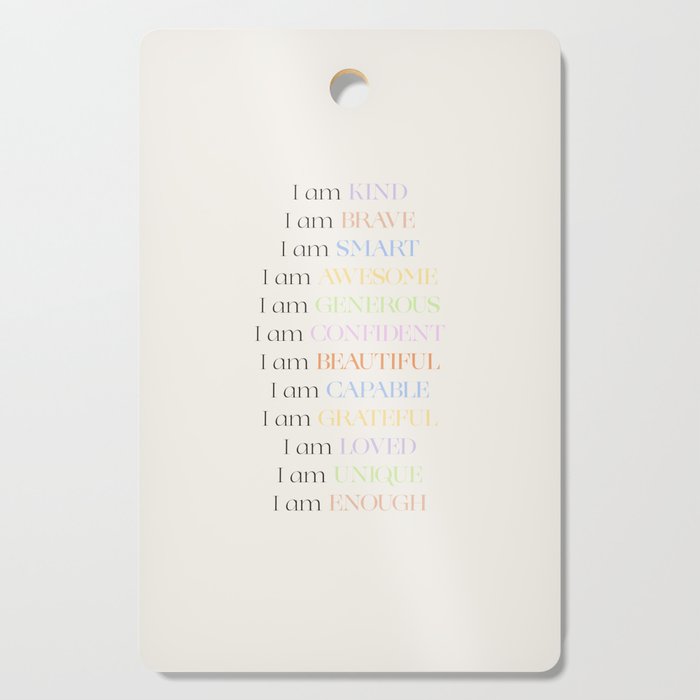 Affirmations | Daily SelfLove Cutting Board Gallery Image 1