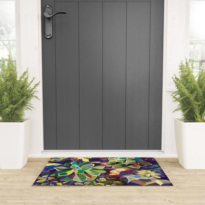 SUCCULENTS Welcome Mat Gallery Image 3