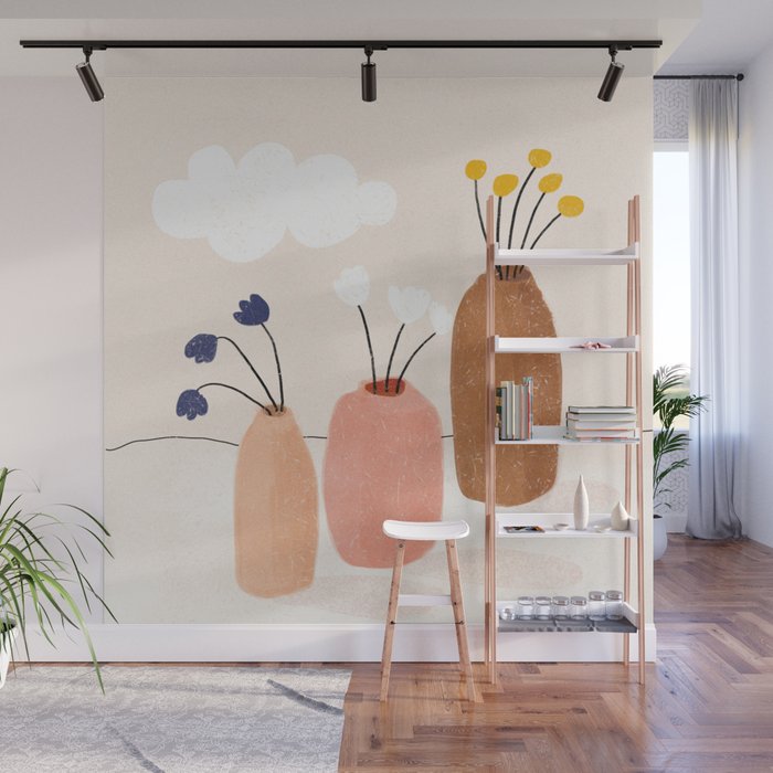 Cloudy Still Life No.2  Wall Mural Gallery Image 1