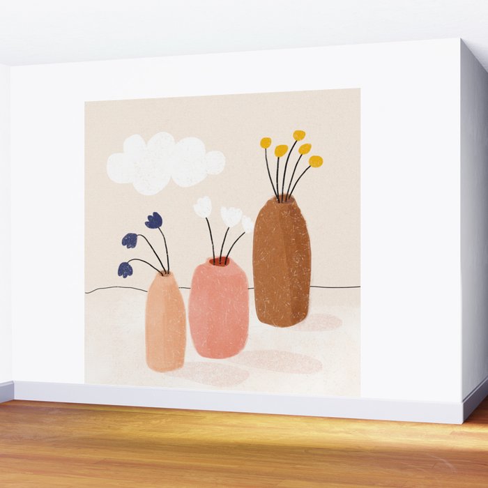 Cloudy Still Life No.2  Wall Mural Gallery Image 2