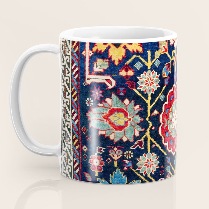 Shirvan Caucasian Afshan Antique Rug Print Coffee Mug Gallery Image 3