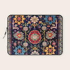 Shirvan Caucasian Afshan Antique Rug Print Laptop Sleeve Gallery Image 1