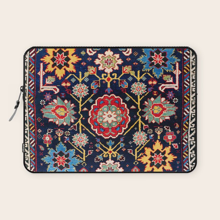Shirvan Caucasian Afshan Antique Rug Print Laptop Sleeve Gallery Image 1