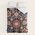 Shirvan Caucasian Afshan Antique Rug Print Comforter Gallery Image 6