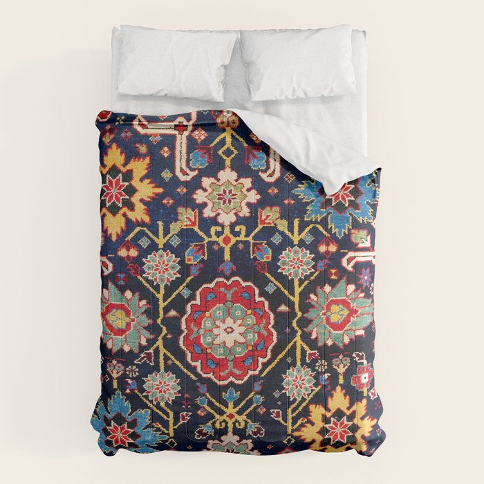 Shirvan Caucasian Afshan Antique Rug Print Comforter Gallery Image 6
