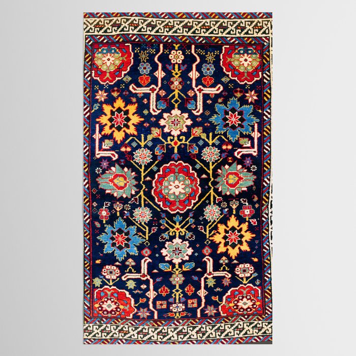 Shirvan Caucasian Afshan Antique Rug Print Tablecloth Gallery Image 2