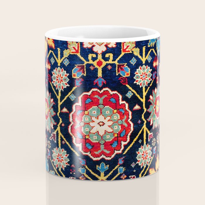Shirvan Caucasian Afshan Antique Rug Print Coffee Mug Gallery Image 4
