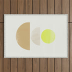 Balancing Shapes NO.1 | Neon Outdoor Rug Gallery Image 1