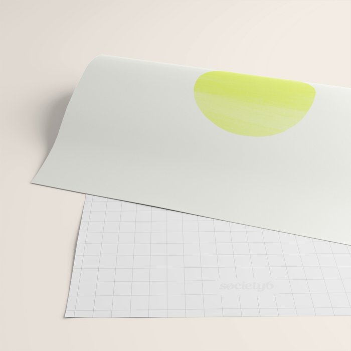 Balancing Shapes NO.1 | Neon Wrapping Paper Gallery Image 2
