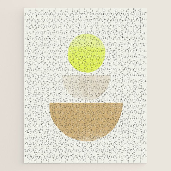 Balancing Shapes NO.1 | Neon Jigsaw Puzzle Gallery Image 1