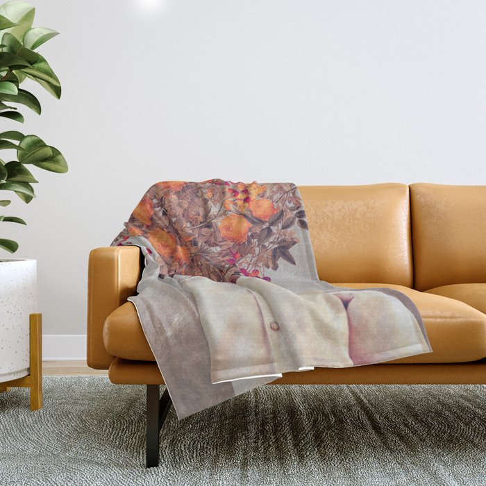 Bright Bloom Throw Blanket Gallery Image 1