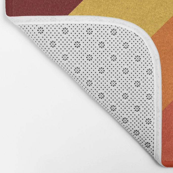 Retro 70s Color Palette II Bath Mat Gallery Image 2