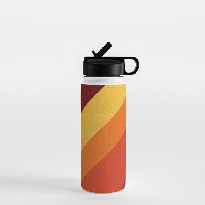 Retro 70s Color Palette II Water Bottle Gallery Image 1