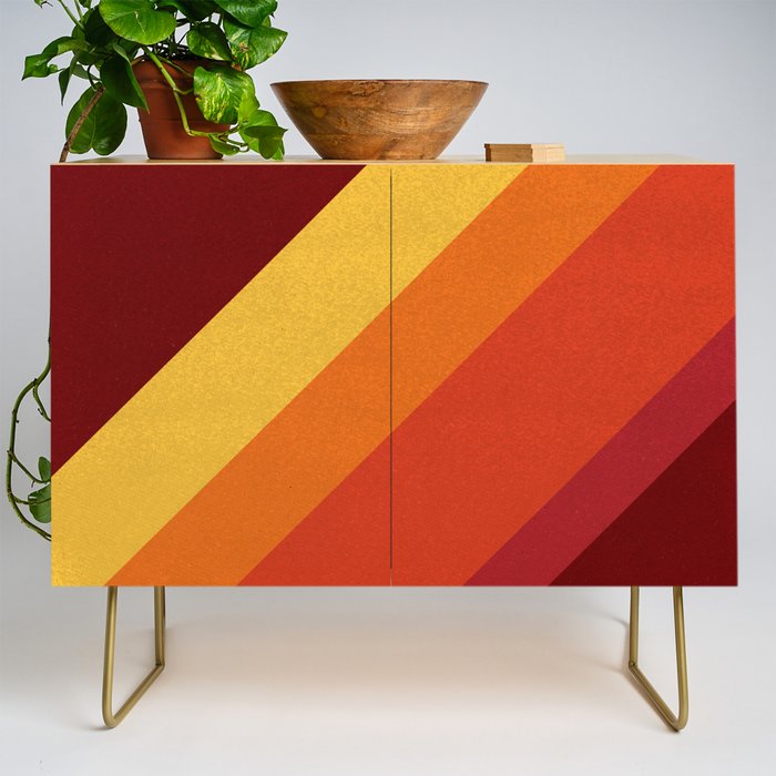 Retro 70s Color Palette II Credenza Gallery Image 1