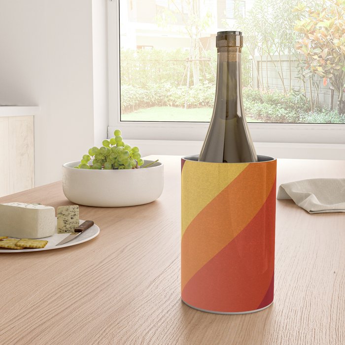 Retro 70s Color Palette II Wine Chiller Gallery Image 4