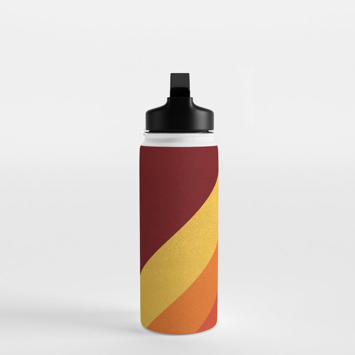 Retro 70s Color Palette II Water Bottle Gallery Image 3