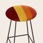 Retro 70s Color Palette II Stool Gallery Image 2