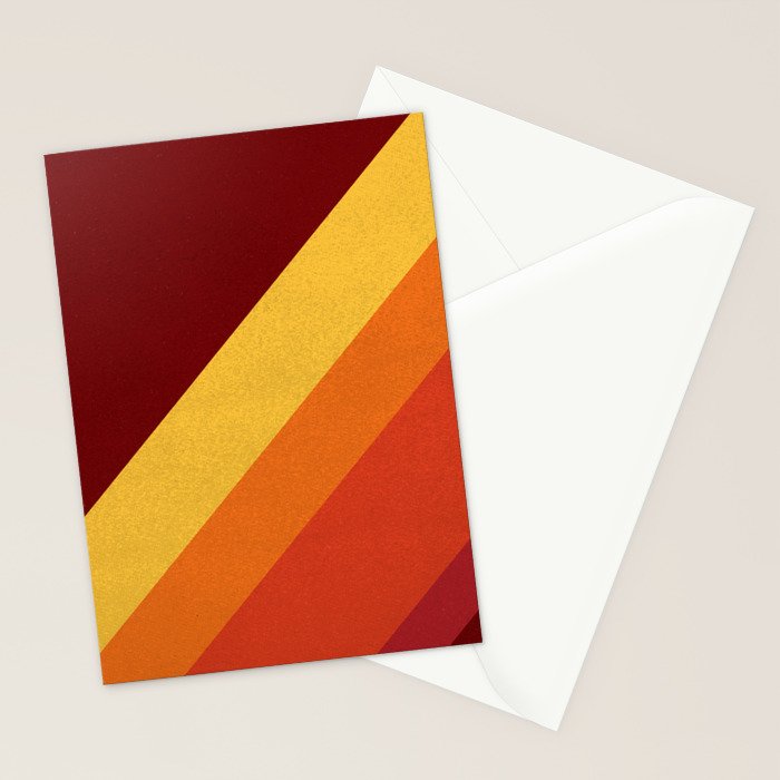 Retro 70s Color Palette II Stationery Card Gallery Image 2