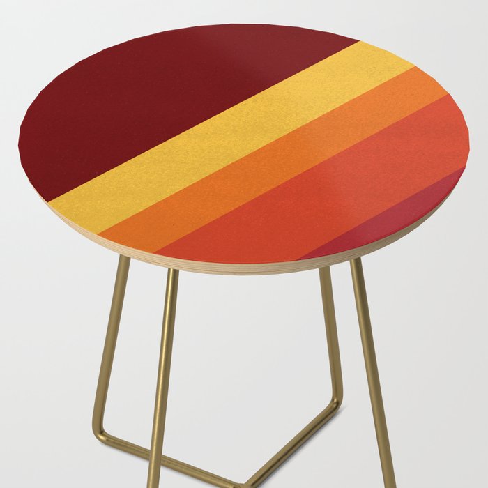 Retro 70s Color Palette II Side Table Gallery Image 2