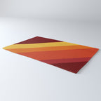 Retro 70s Color Palette II Rug Gallery Image 3