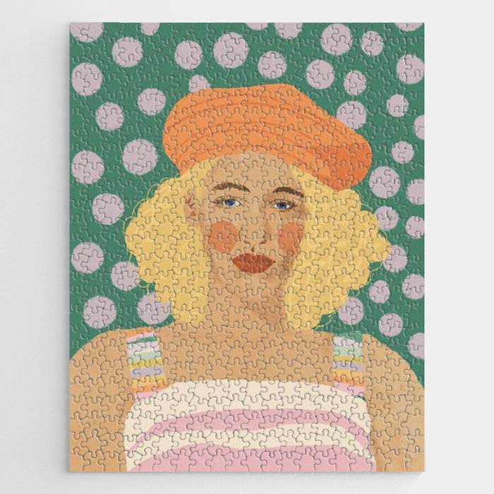 Beret girl Jigsaw Puzzle Gallery Image 1