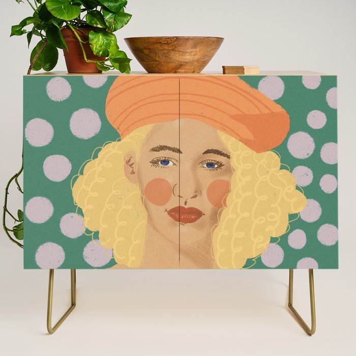 Beret girl Credenza Gallery Image 1