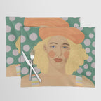 Beret girl Placemat Gallery Image 1