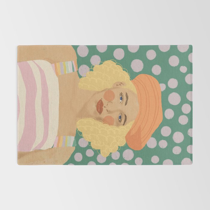 Beret girl Rug Gallery Image 2