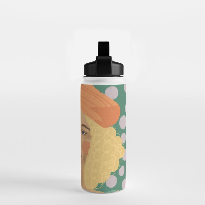 Beret girl Water Bottle Gallery Image 2