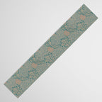 William Morris Apple Indigo Antique Gold Pattern Table Runner Gallery Image 3