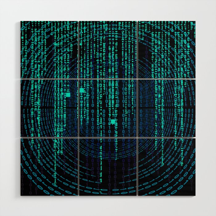 Matrix (3) Wood Wall Art Gallery Image 1