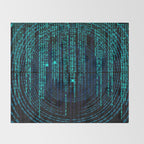 Matrix (3) Throw Blanket Gallery Image 2