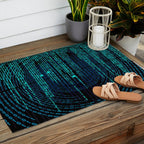 Matrix (3) Outdoor Rug Gallery Image 2