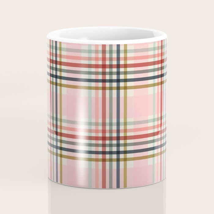 Modern Pastel Grid B Coffee Mug Gallery Image 4