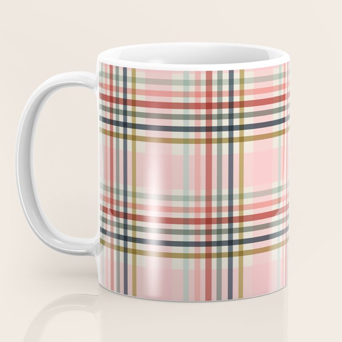 Modern Pastel Grid B Coffee Mug Gallery Image 3